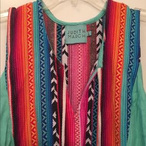 Teal Judith March tank dress.